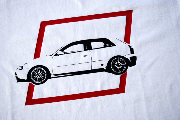 Audi S3 nadruk na koszulce